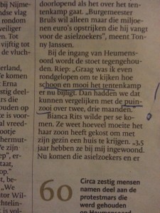 Projectvoorstel nuttige dagbesteding vluchtelingen