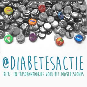 Bier- en frisdrankdopjes voor het Diabetesfonds