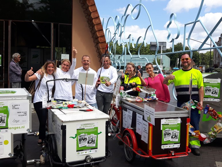 zwerfafval, opruimactie, Nijmegen